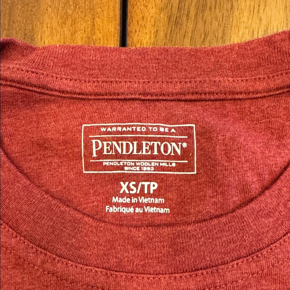 Pendleton Maroon Short Sleeve Tee - image 2